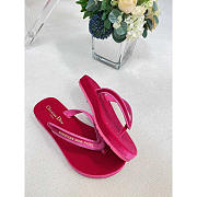 Dior Diorsea Flip Flops Velvet Pink - 5