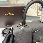 Delvaux Brillant PM Black 24x12x19cm - 3