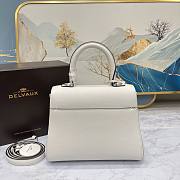 Delvaux Brillant PM White 24x12x19cm - 4