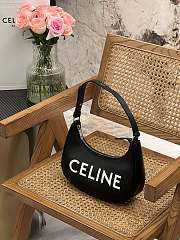 Celine Ava Bag In Smooth Calfskin Black 23x14x7cm - 1