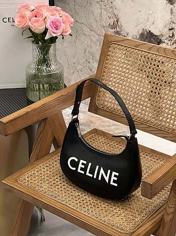 Celine Ava Bag In Smooth Calfskin Black 23x14x7cm