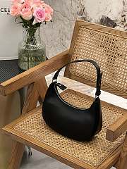 Celine Ava Bag In Smooth Calfskin Black 23x14x7cm - 3