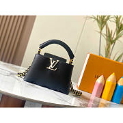 Louis Vuitton LV Capucines Mini Black 22 x 14 x 7.5 cm - 1