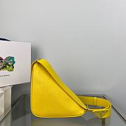 Prada Saffiano Leather Belt Bag Yellow 25x14x9cm - 4