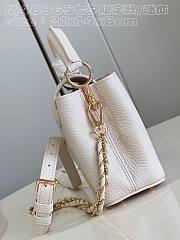 Louis Vuitton Capucines Mini Quartz White 21 x 14 x 8 cm - 3