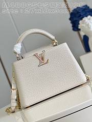 Louis Vuitton Capucines BB Quartz White 27x18x9cm - 1