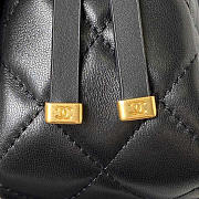 Chanel Small Folding Bag Lambskin Black Gold 15 × 21.5 × 7 cm - 3