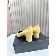 Chanel Pumps Patent Calfskin Yellow & Black 5cm - 5