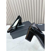 Chanel Pumps Patent Calfskin Black 5cm - 5