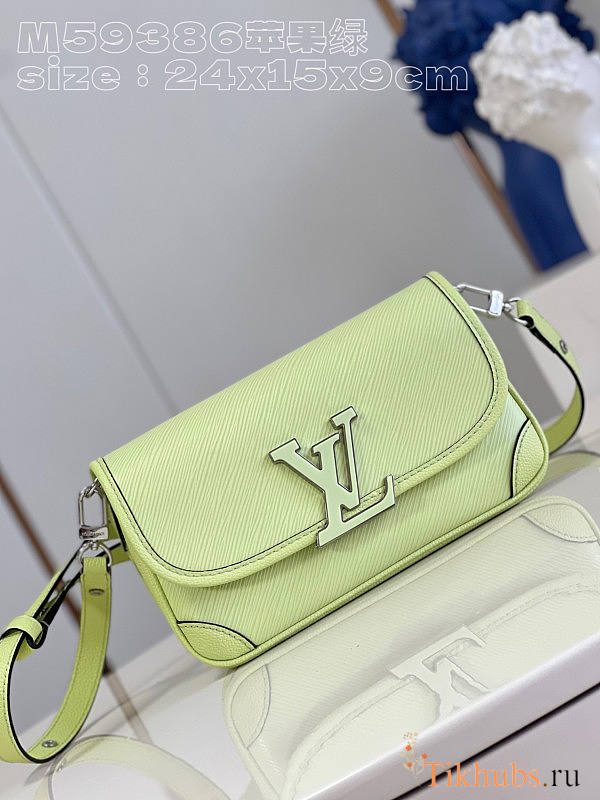 Louis Vuitton LV Buci Epi Green 24.5 x 15.5 x 9 cm - 1