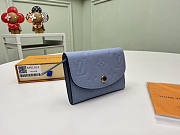 Louis Vuitton LV Rosalie Coin Purse Blue 11 x 8 x 2.5 cm - 2