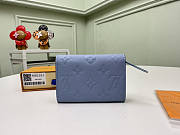 Louis Vuitton LV Rosalie Coin Purse Blue 11 x 8 x 2.5 cm - 3