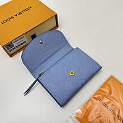 Louis Vuitton LV Rosalie Coin Purse Blue 11 x 8 x 2.5 cm - 4