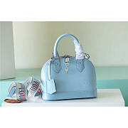 Louis Vuitton LV Alma BB Bag Epi Calfskin Light Blue 23.5 x 17.5 x 11.5 cm - 1