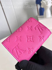 Louis Vuitton LV Rosalie Coin Purse Pink 11 x 8 x 2.5 cm - 4