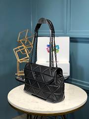 Prada Large Nappa Leather Spectrum Bag Black 27x18.5x9cm - 6