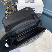 Prada Large Nappa Leather Spectrum Bag Black 27x18.5x9cm - 4