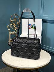 Prada Large Nappa Leather Spectrum Bag Black 27x18.5x9cm - 3