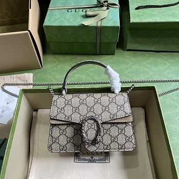 Gucci Dionysus Mini Top Handle Bag Beige 18x12x6cm