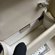 Gucci Dionysus Mini Top Handle Bag Beige White 18x12x6cm - 5