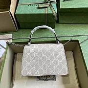 Gucci Dionysus Mini Top Handle Bag Beige White 18x12x6cm - 2