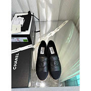 Chanel CC Lambskin Loafters Black - 3