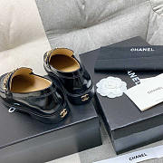 Chanel Moccasins Patent Calfskin Black - 5