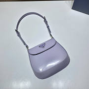 Prada Prada Cleo Brushed Leather Mini Bag Purple 17x14.5x7cm - 6