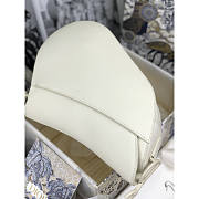 Dior Saddle White 25.5 x 20 x 6.5 cm - 5