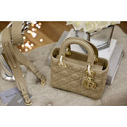 Dior Small Lady Bag Beige 20cm - 2