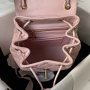 Chanel Backpack Light Pink Caviar Gold 23x18x10cm - 5