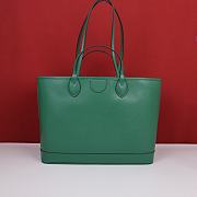 Gucci Ophidia Medium Tote Bag Green 38.5x28.5x15cm - 3