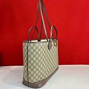 Gucci Ophidia Medium Tote Bag Beige Brown 38.5x28.5x15cm - 4