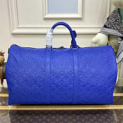 Louis Vuitton LV Keepall Bandoulière 50 Blue 50 x 29 x 23 cm - 4