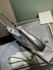 BVLGARI Serpenti Baia Shoulder Bag Silver 27.5 x 18 x 4.5 cm - 3