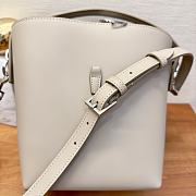 YSL LE 37 Small In Shiny Leather Beige 17 x 20 x 13 cm - 5