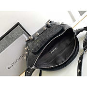 Balenciaga Le Cagole Leather Belt Bag Black 33x16x18cm - 3