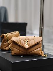 YSL Mini Puffer Brown 23x15.5x8.5cm - 1