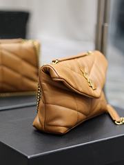 YSL Mini Puffer Brown 23x15.5x8.5cm - 6