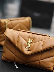 YSL Mini Puffer Brown 23x15.5x8.5cm - 3