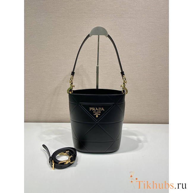 Prada Bucket Bag Black 20x22.5x14cm - 1