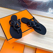 Hermes Egerie Sandals Black - 3