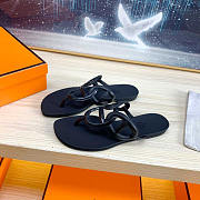 Hermes Egerie Sandals Black - 2