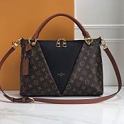 Louis Vuitton LV Monogram V tote MM Black 36x27x16cm - 1