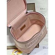 Dior Pink Travel D-Lite Vanity Case Pink 25x15x14cm - 2