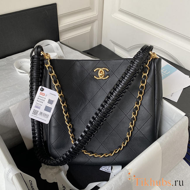 Chanel Tote Bag Black 26x25x7.5cm - 1