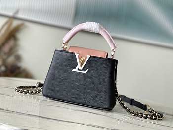 Louis Vuitton LV Mini Black Pink 21x14x8cm