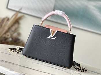 Louis Vuitton LV BB Black Pink 27x18x9cm