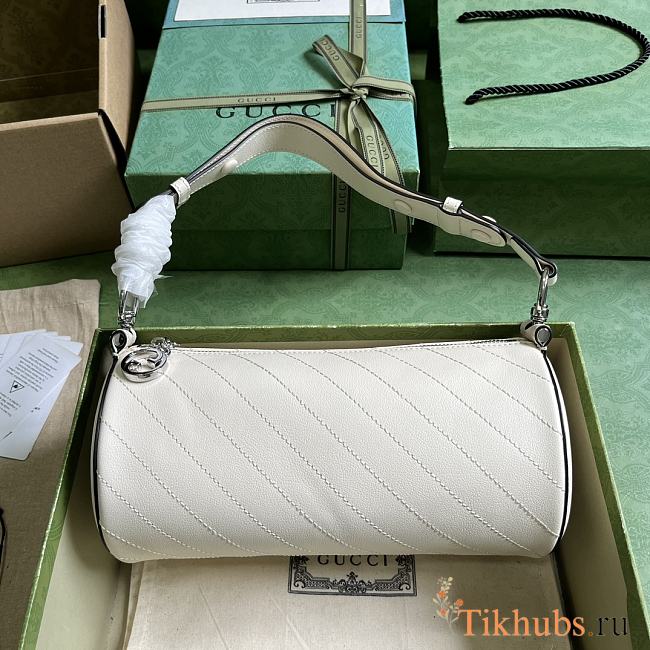 Gucci Blondie Small Shoulder Bag White 25x13x12cm - 1