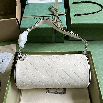 Gucci Blondie Small Shoulder Bag White 25x13x12cm